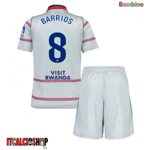 Atletico Madrid Pablo Barrios #8 Terza Maglia Bambino 2026-27 Manica Corta (+ Pantaloni corti)